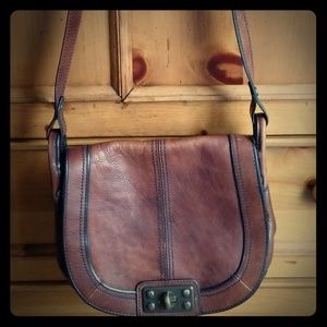 Fossil leather crossbody💖